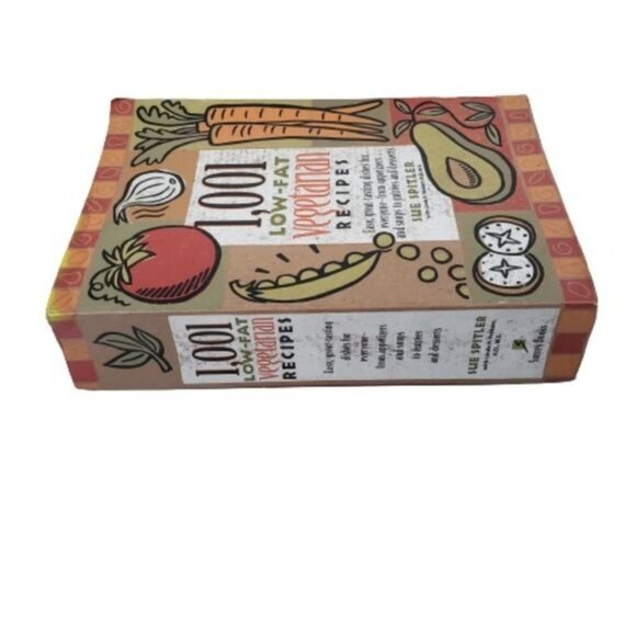 1,001 Low-Fat Vegetarian Recipes Cookbook Vintage 1997 - Picture 3 of 7